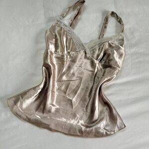 eyeshadow champagne satin cami tagged a size medium
